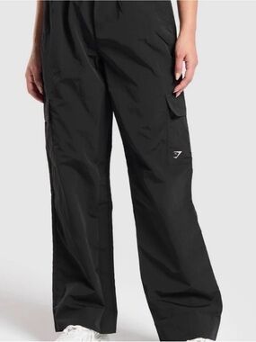 Gymshark Women’s Black Wide Leg Cargo Pants
